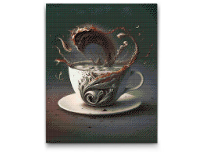 Diamond Painting - Kaffetsunami
