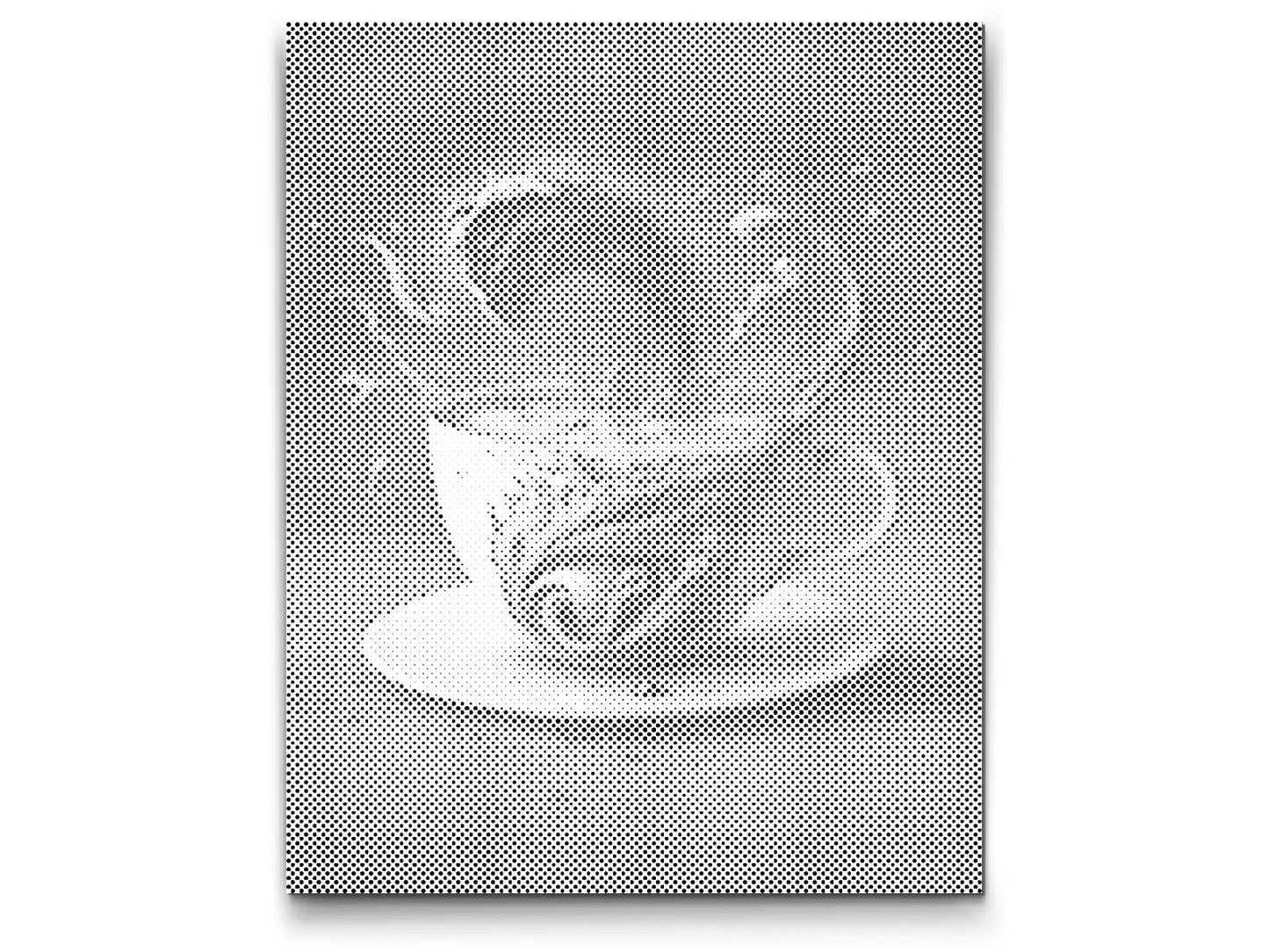 Mal-med-prikker -  Kaffetsunami