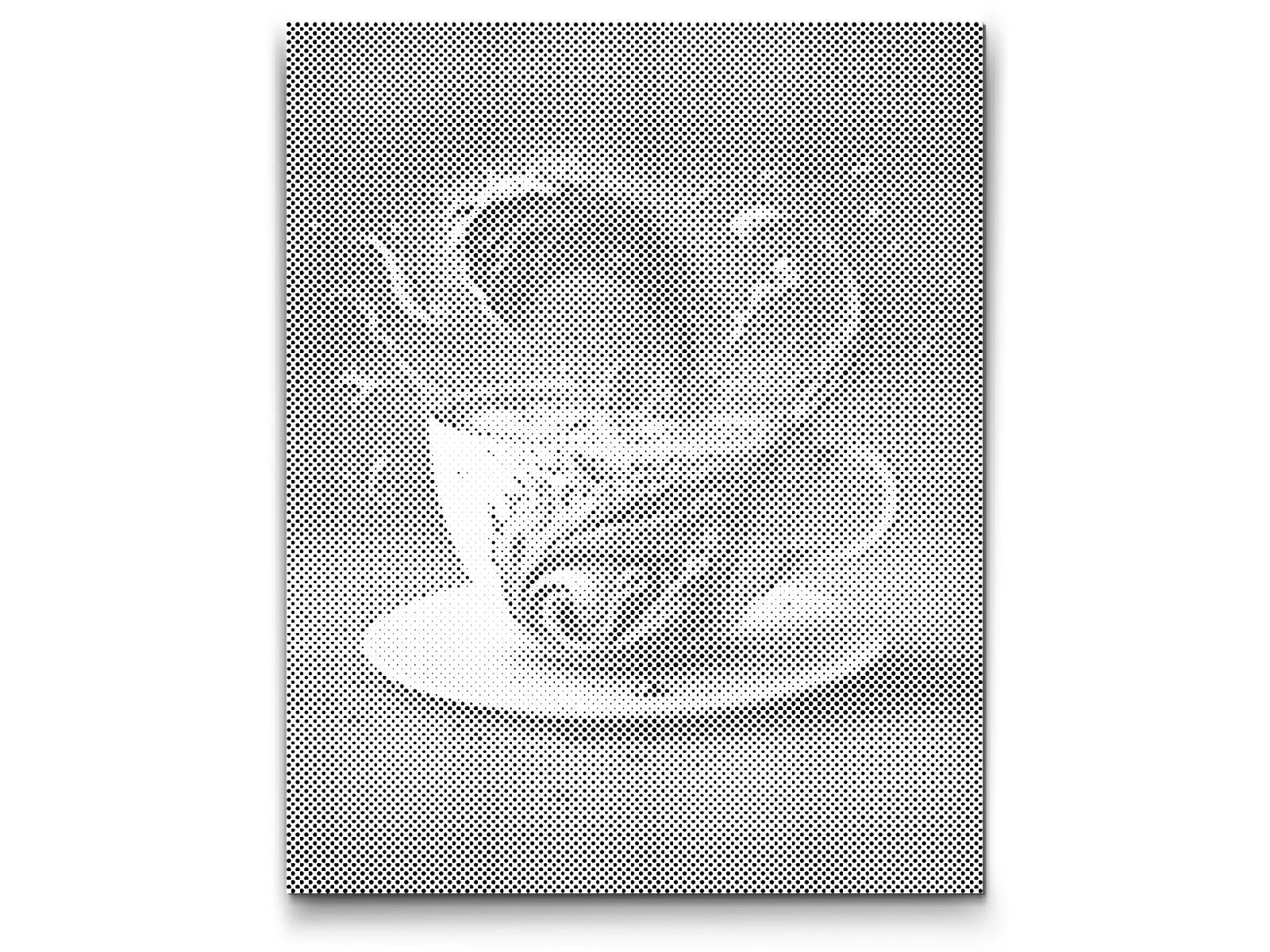 Mal-med-prikker -  Kaffetsunami