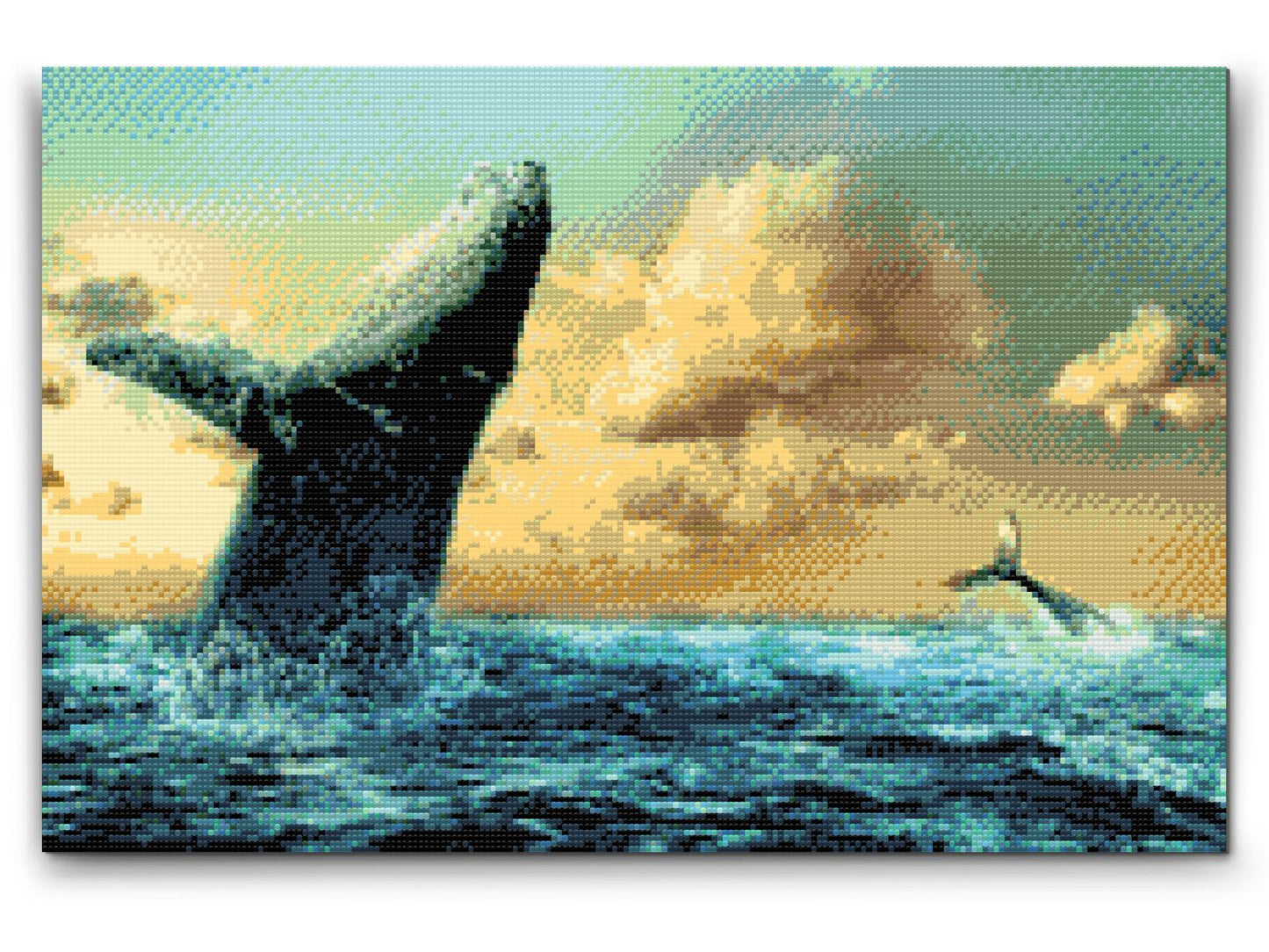 Diamond Painting - Hvaler ved daggry