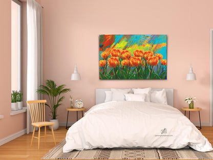 Diamond Painting - Malede tulipaner
