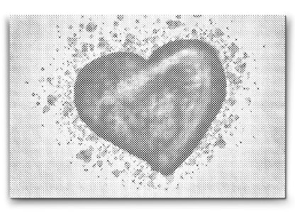 Mal-med-prikker -  Red Heart