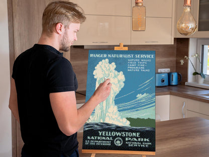 Diamond Painting - Vintage Yellowstone