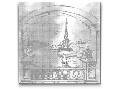 Mal-med-prikker -  Paris 1