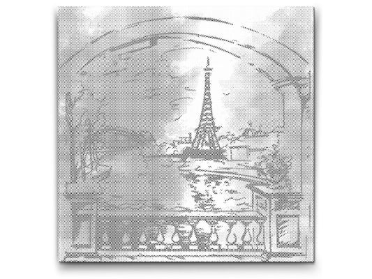 Mal-med-prikker -  Paris 1
