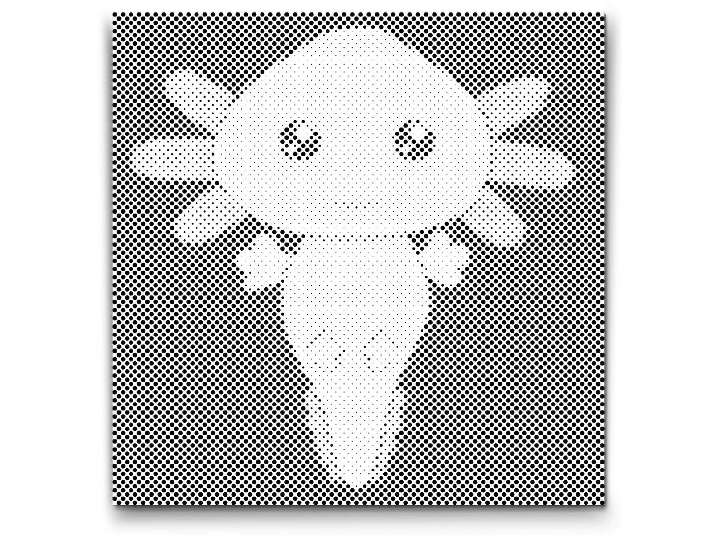 Mal-med-prikker -  Axolotl