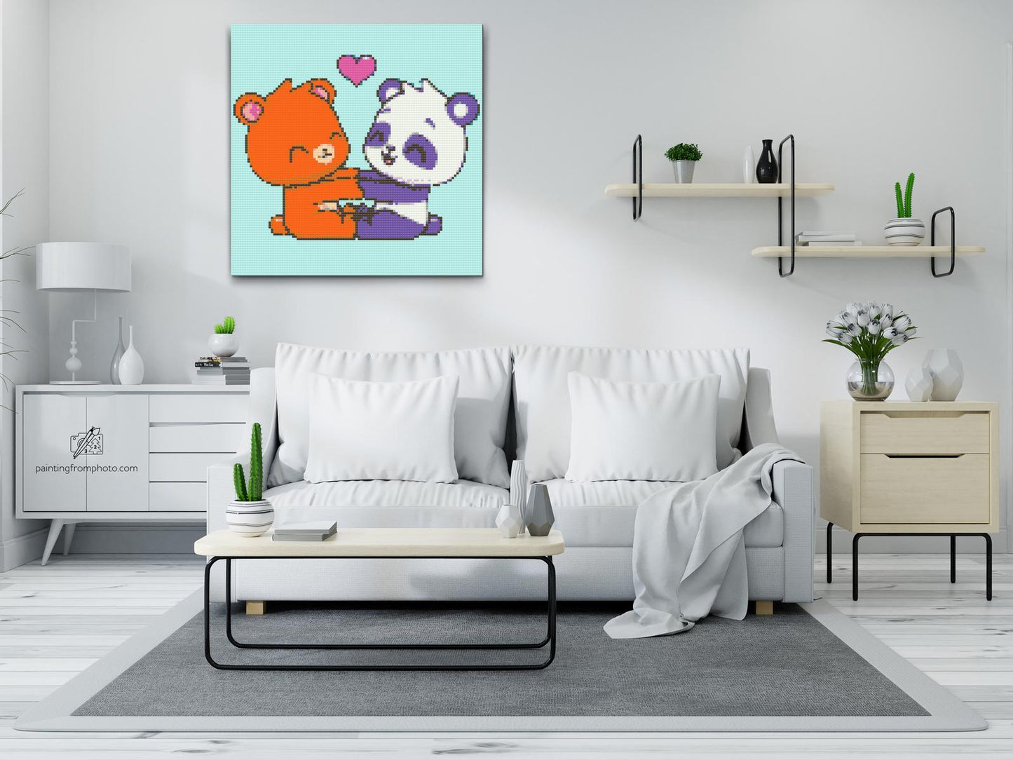Diamond Painting - Bjørnekærlighed