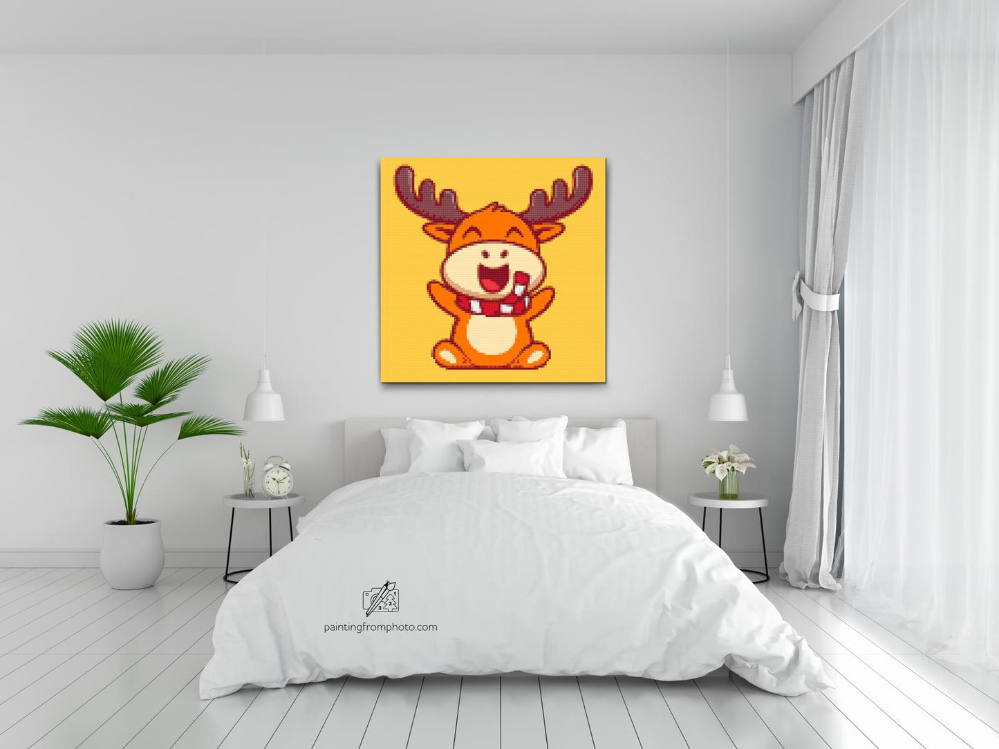 Diamond Painting - Glade rensdyr