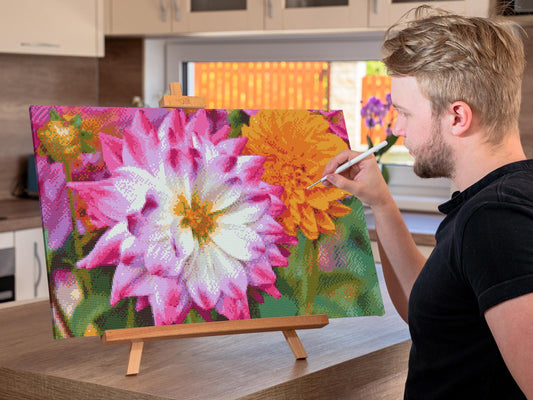 Diamond Painting - Dahliablomst