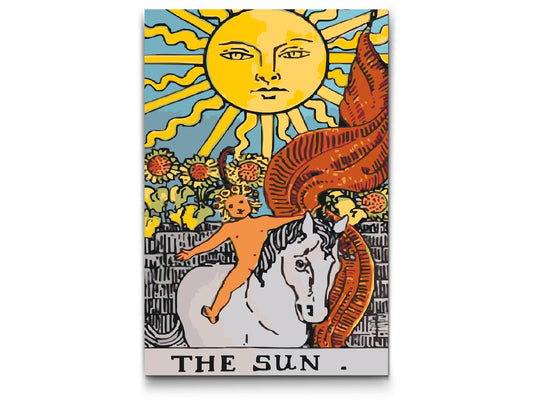 Paint by Numbers - Tarotkort - Solen