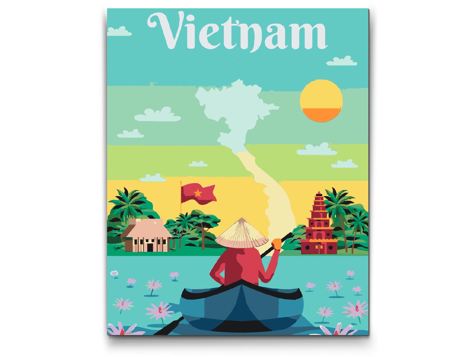 Paint by Numbers - Vietnam-plakat
