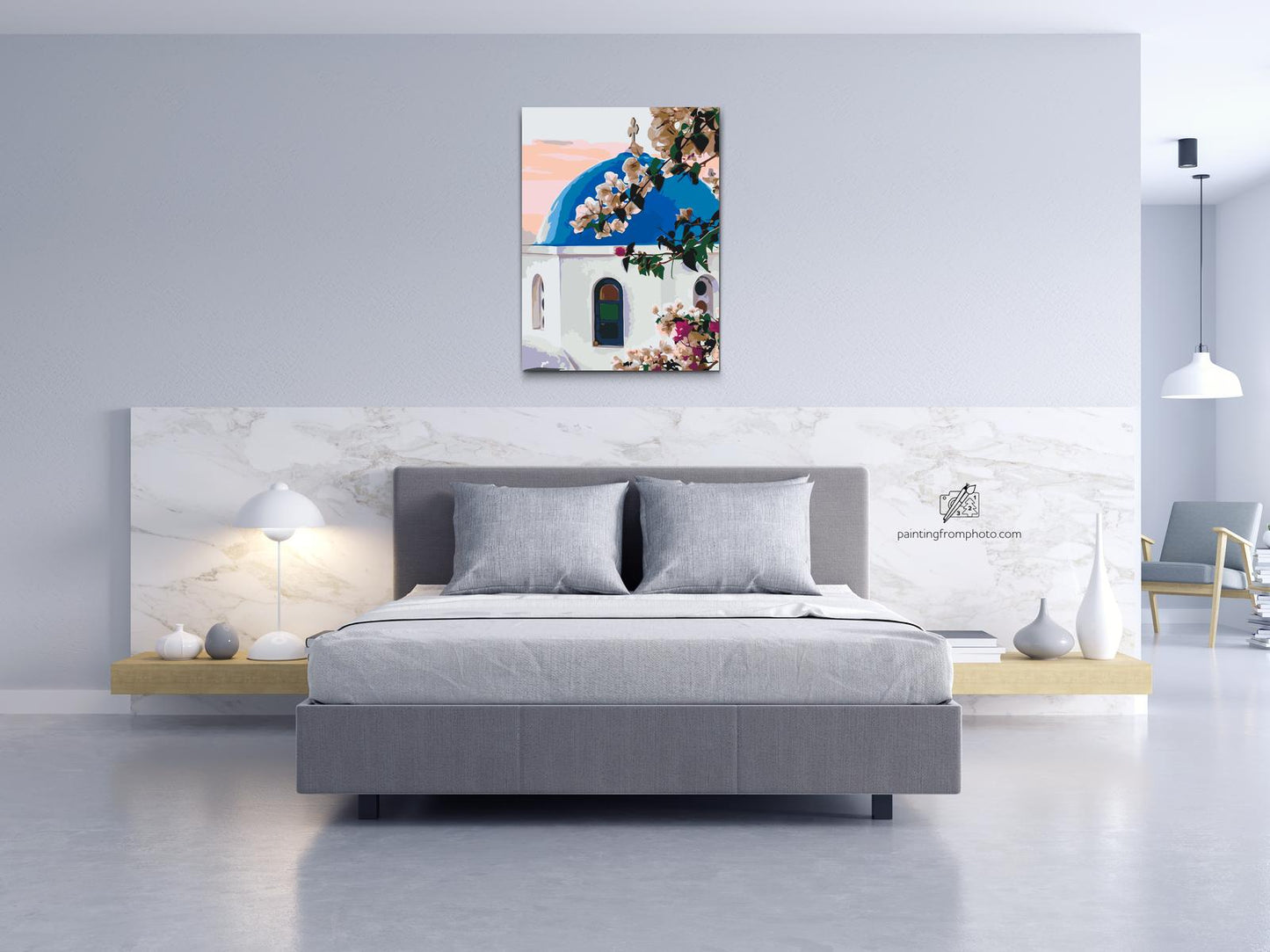 Paint by Numbers - Santorini 2