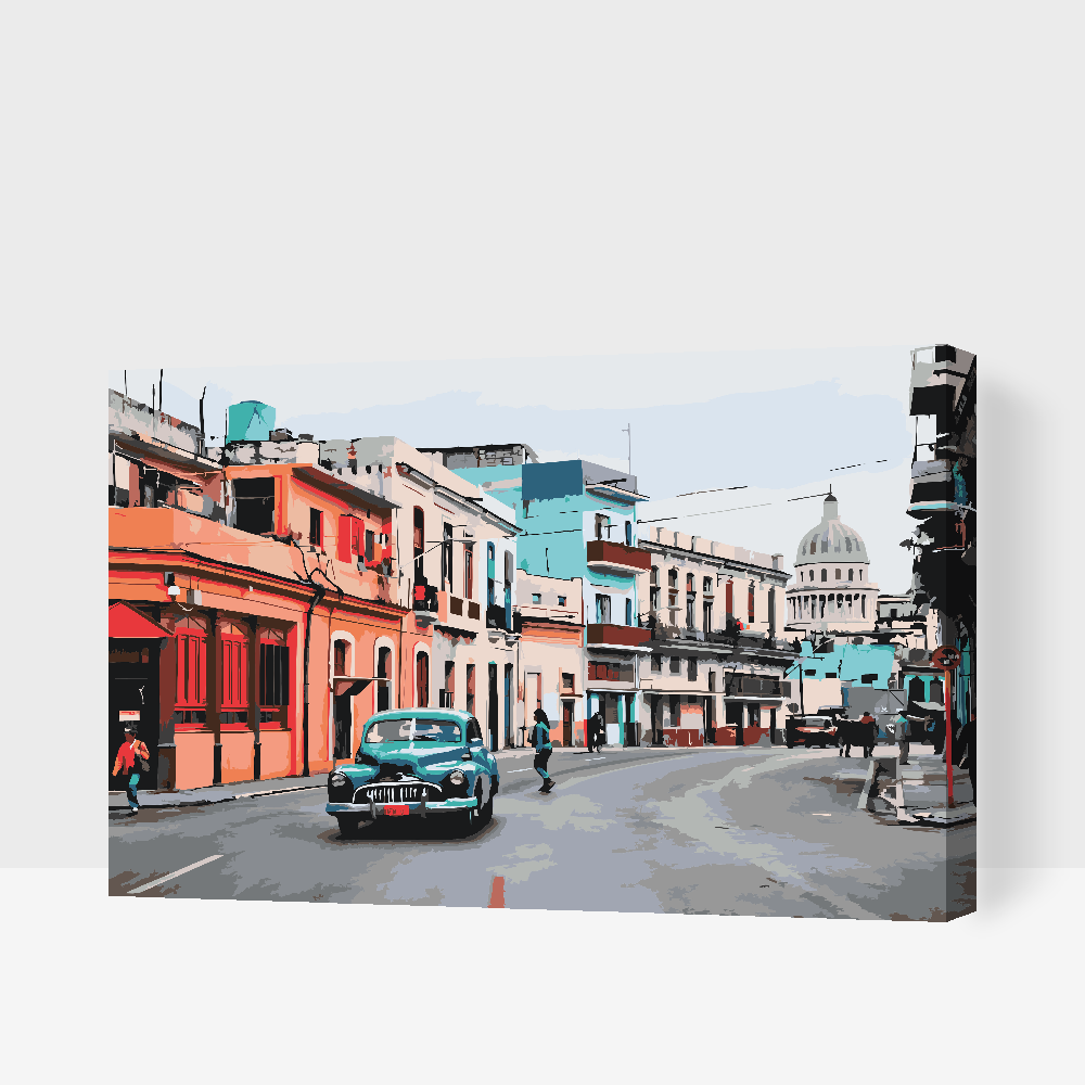 Paint by Numbers - Gamle Havana
