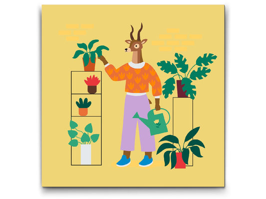 Paint by Numbers - Illustration - Hjort