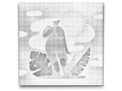 Mal-med-prikker -  Illustration - Solbadning