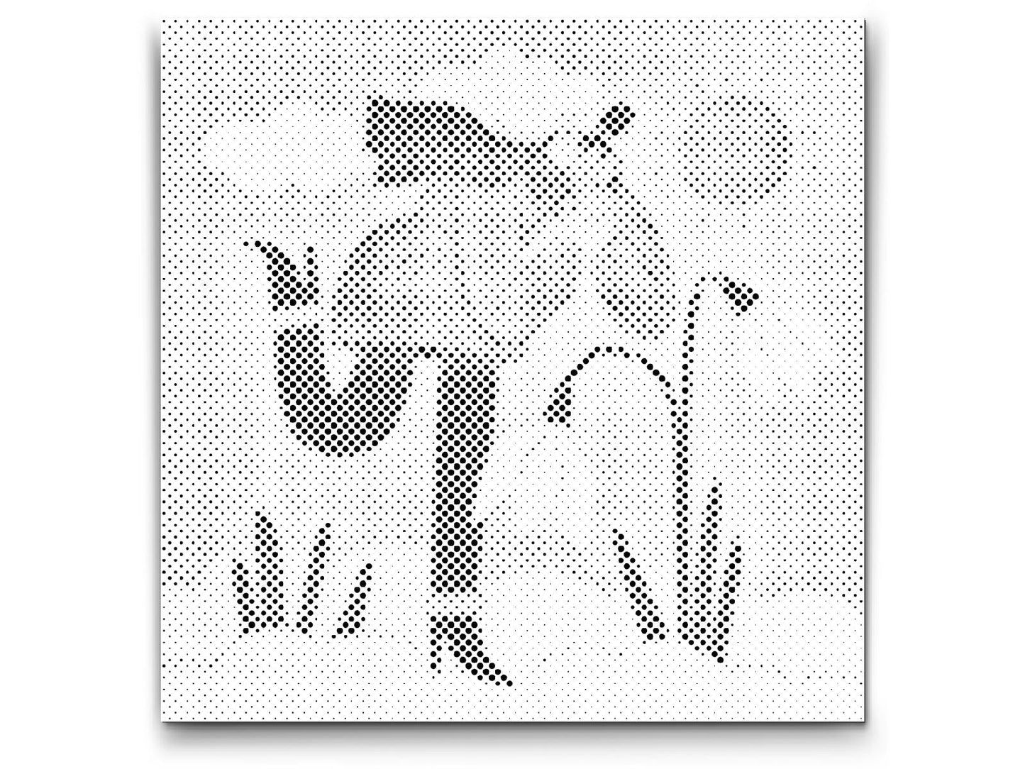 Mal-med-prikker -  Illustration - Vintersjov