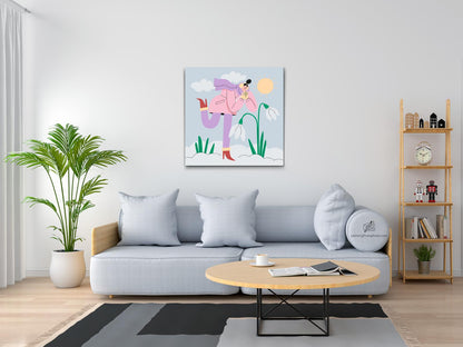 Paint by Numbers - Illustration - Vintersjov