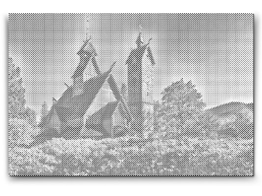 Mal-med-prikker -  Schlesien – Polen
