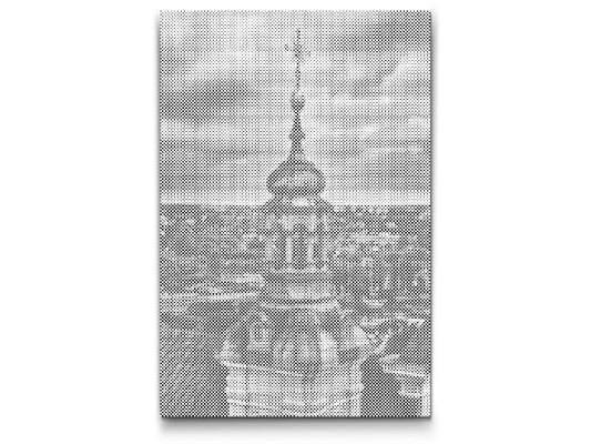 Mal-med-prikker -  Lublin Domkirke – Polen