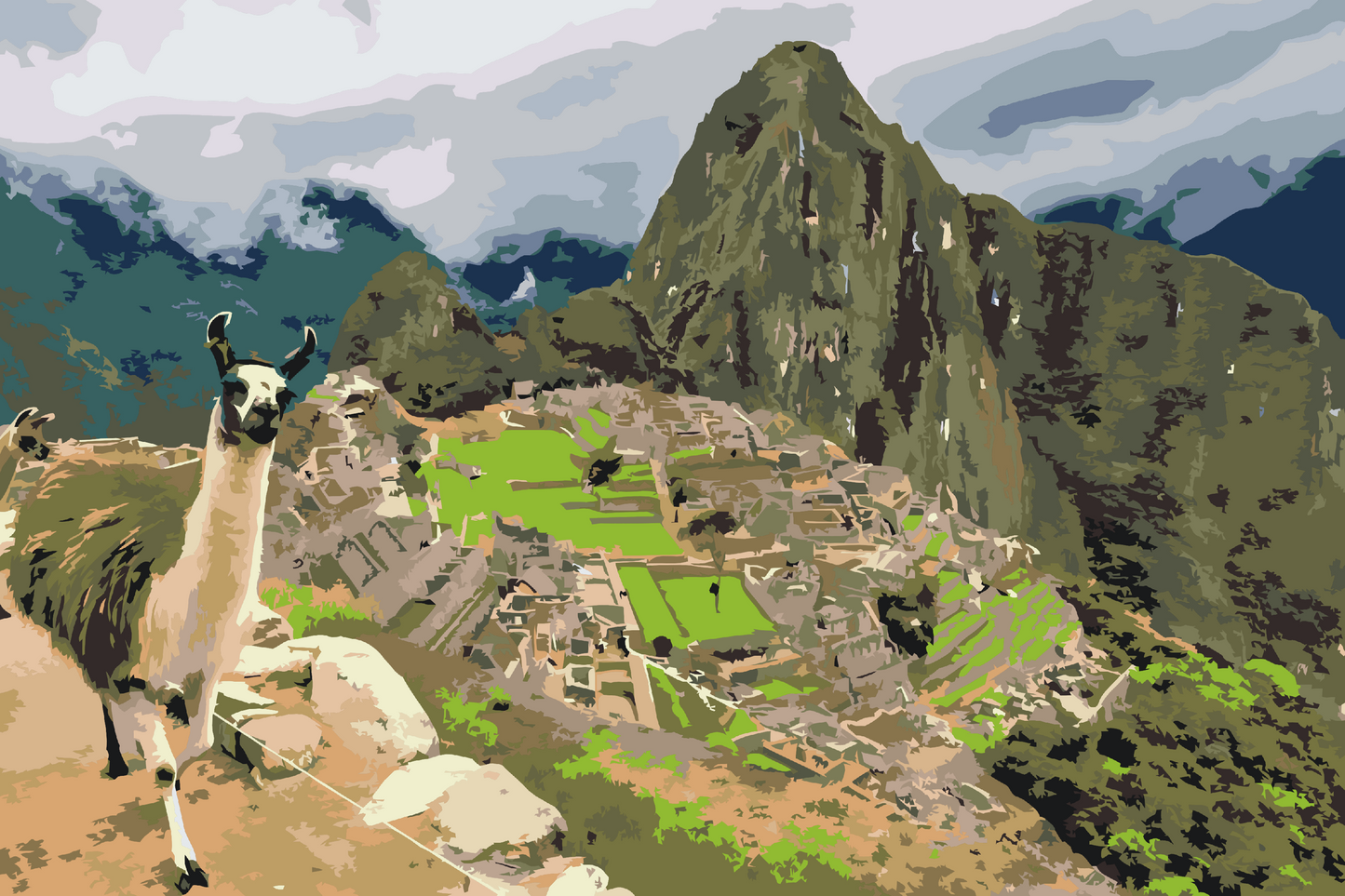 Paint by Numbers - Machu Picchu
