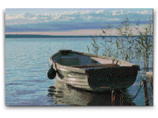 Diamond Painting - Balaton, båd – Ungarn