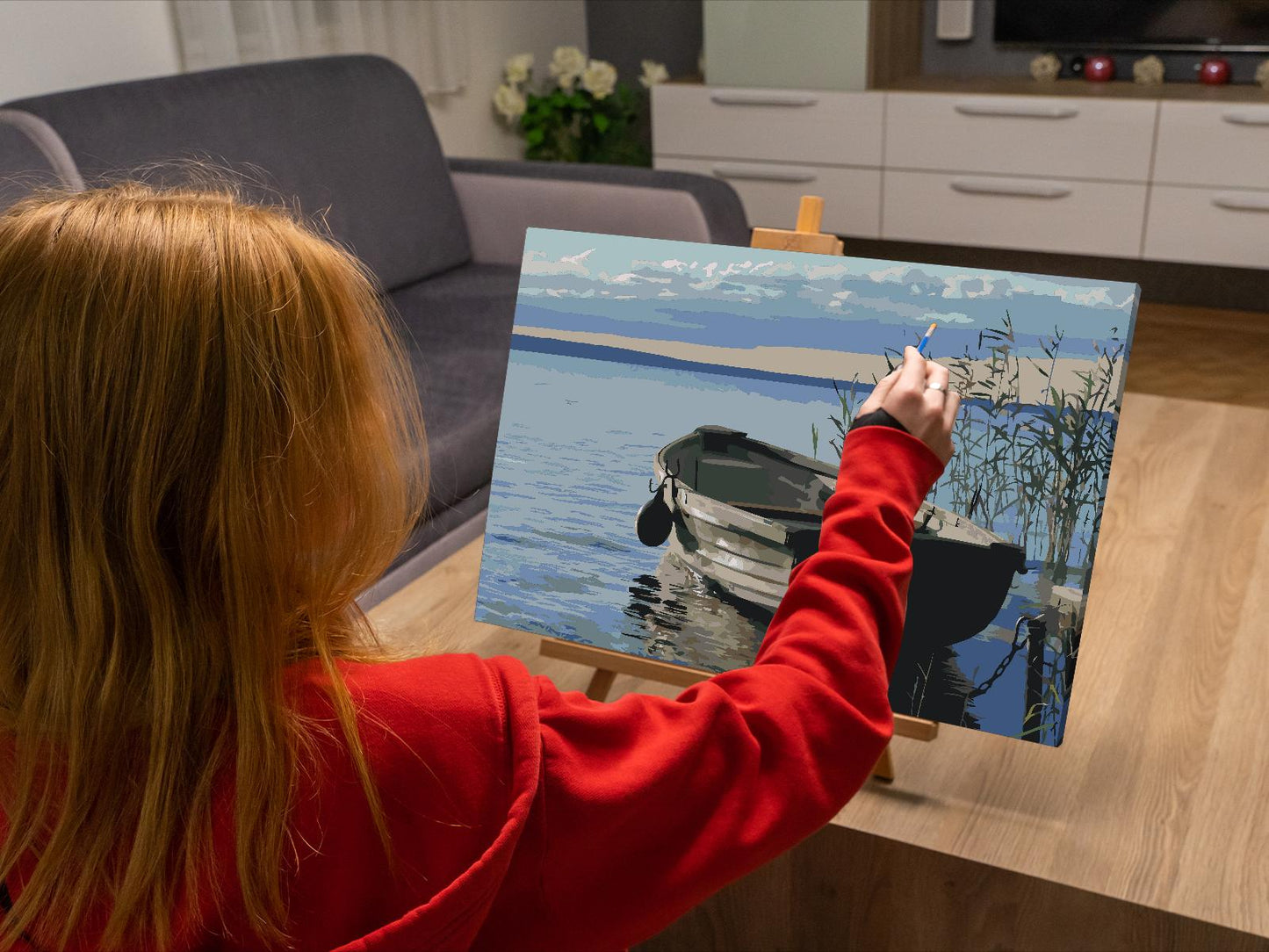 Paint by Numbers - Balaton, båd – Ungarn