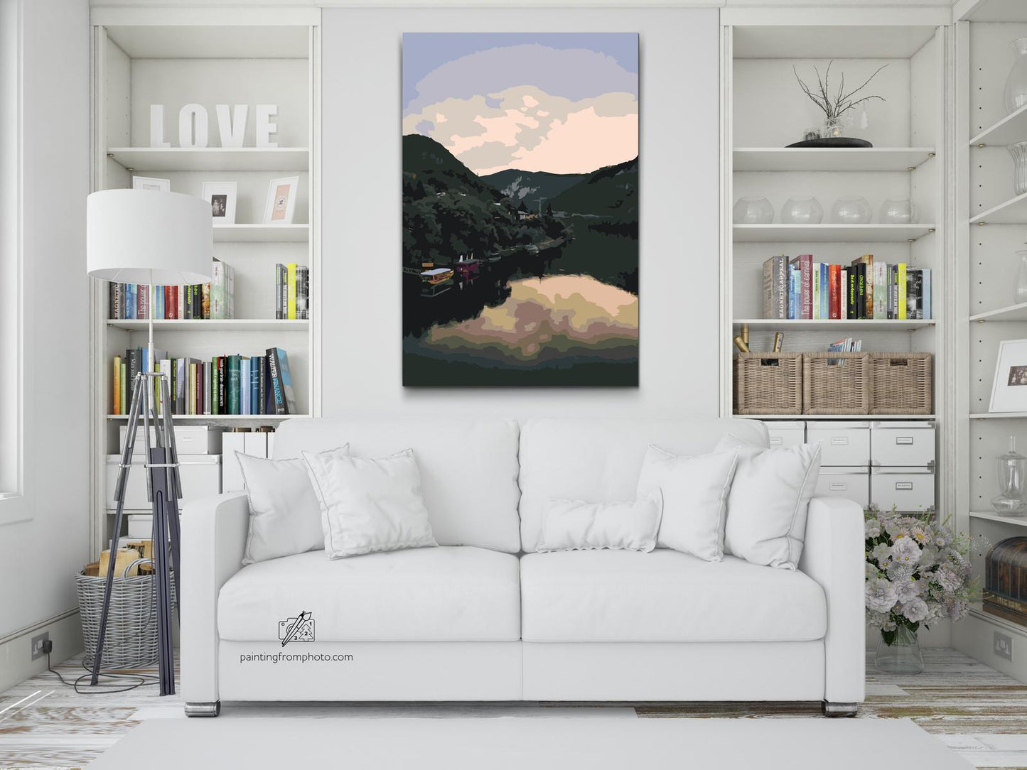 Paint by Numbers - Visegrád, floden – Ungarn