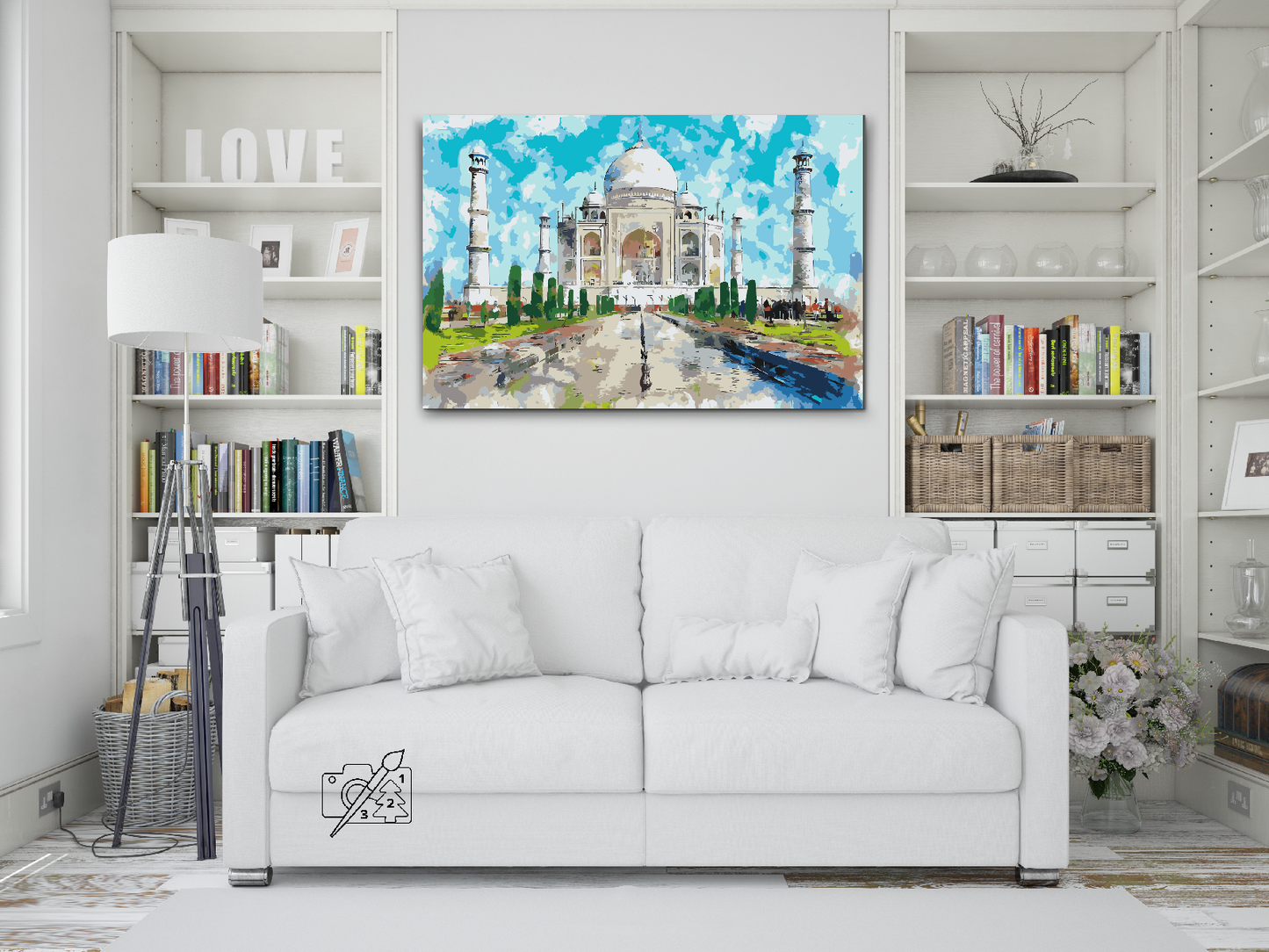 Paint by Numbers - Taj Mahal 2