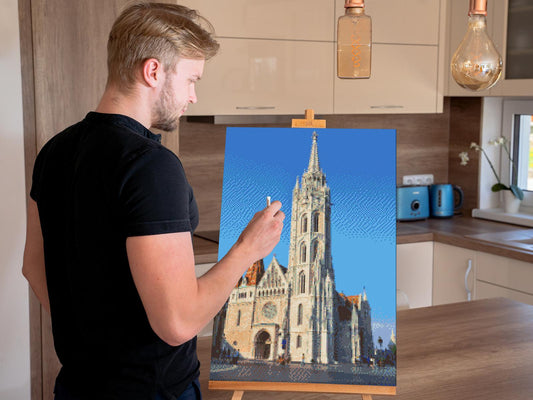 Diamond Painting - Matthias Kirke – Ungarn