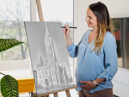 Mal-med-prikker -  Matthias Kirke – Ungarn