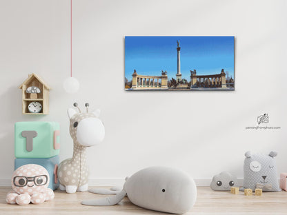 Diamond Painting - Heltenes Plads – Ungarn
