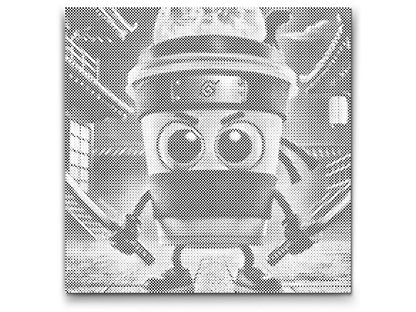 Mal-med-prikker -  Cappucino assasino