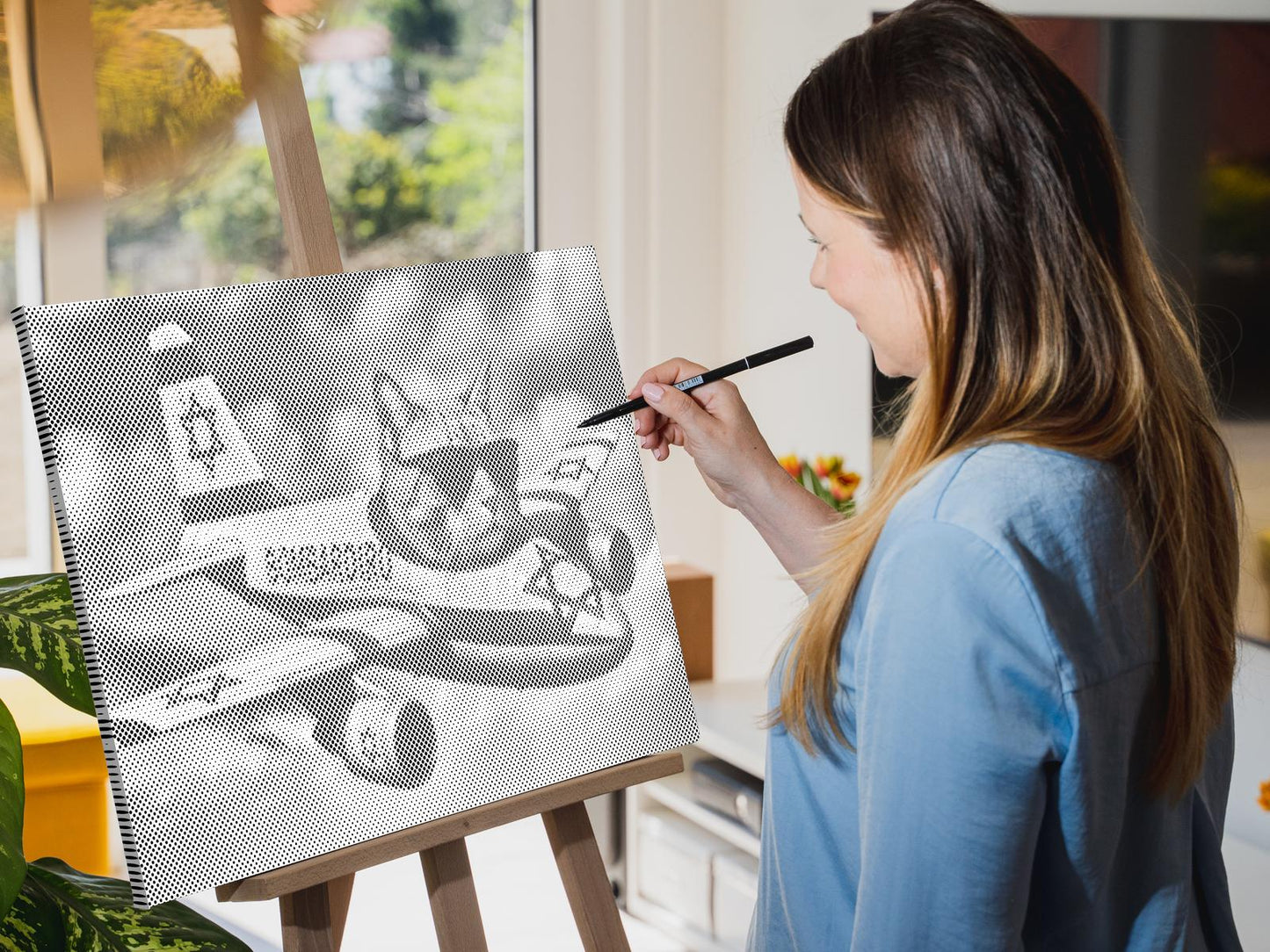 Mal-med-prikker -  Bombardiro gatino