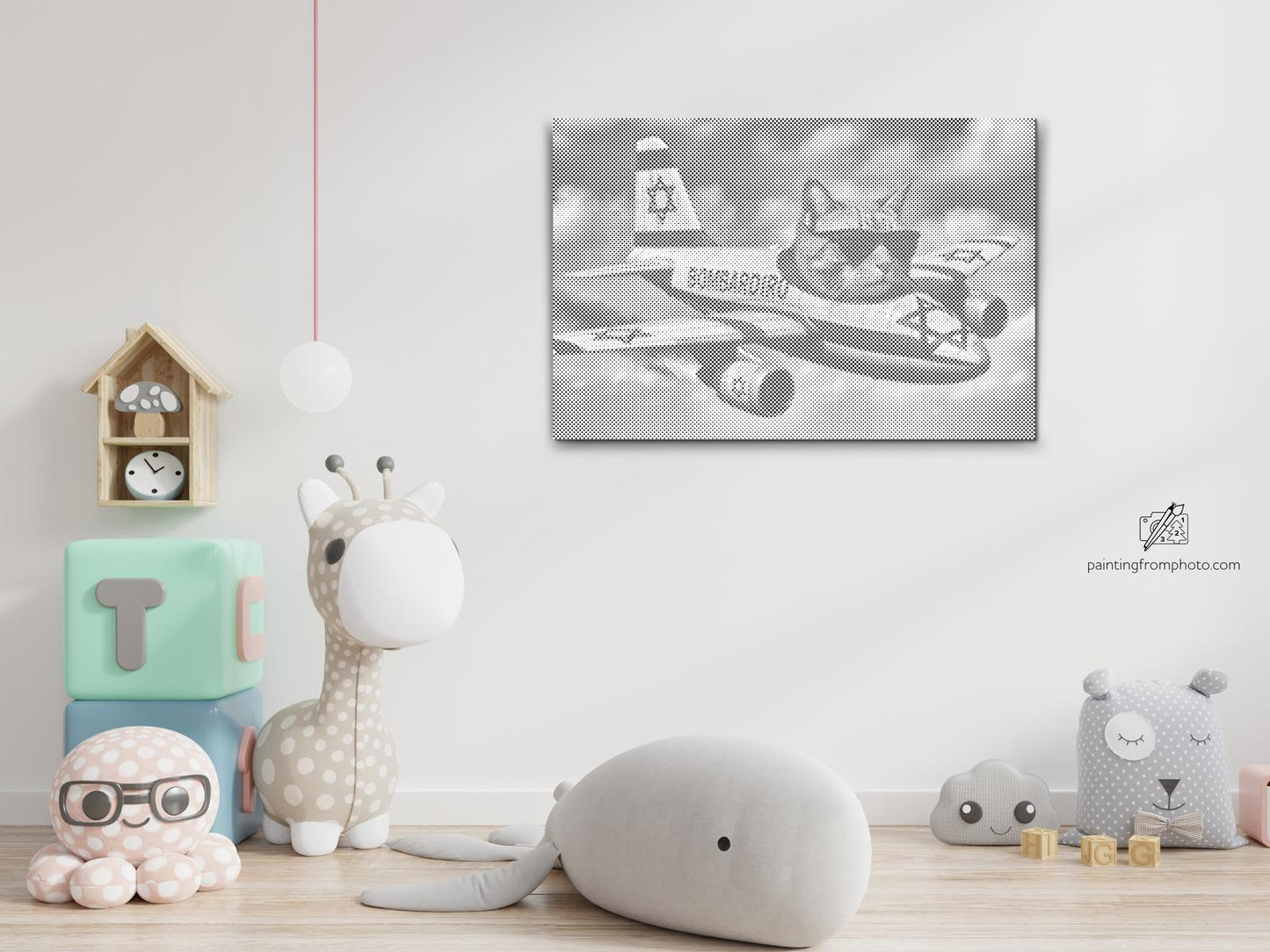 Mal-med-prikker -  Bombardiro gatino
