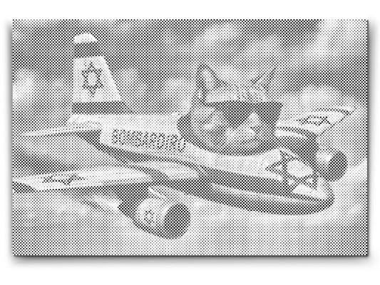 Mal-med-prikker -  Bombardiro gatino