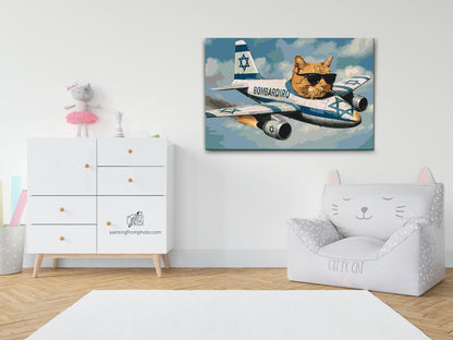Paint by Numbers - Bombardiro gatino