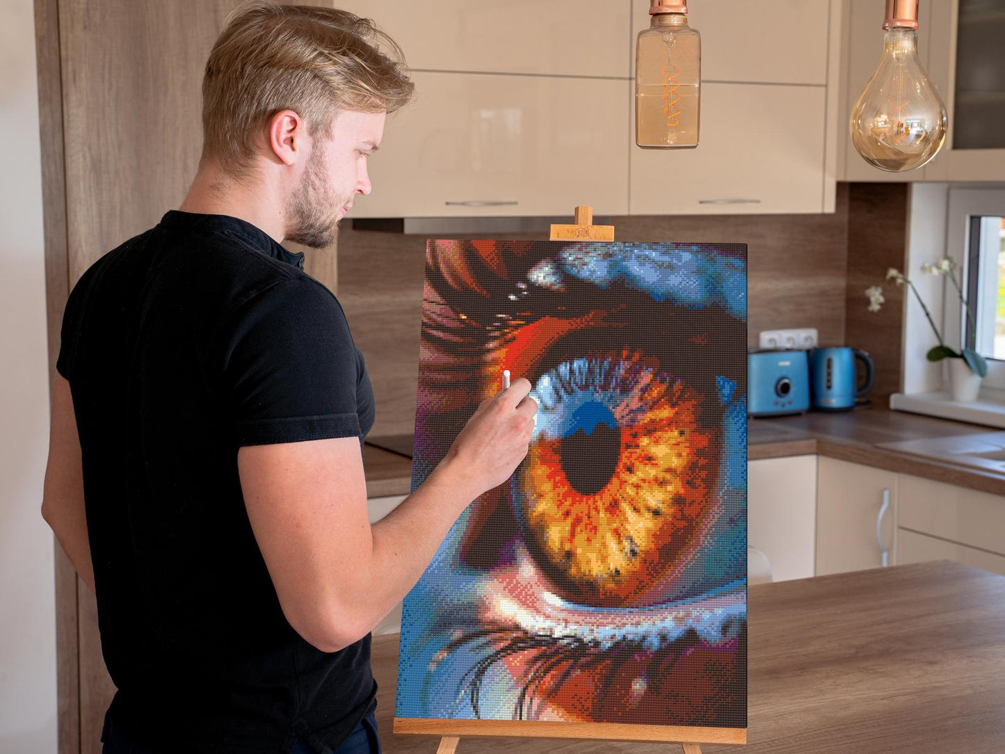 Diamond Painting - Brunt øje