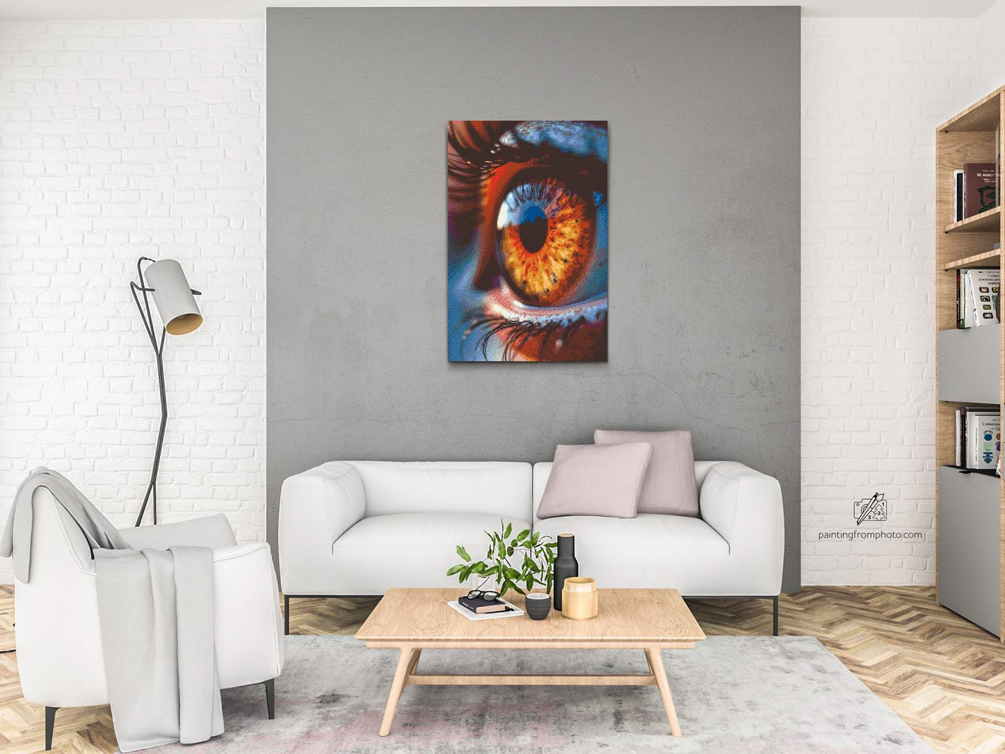 Diamond Painting - Brunt øje