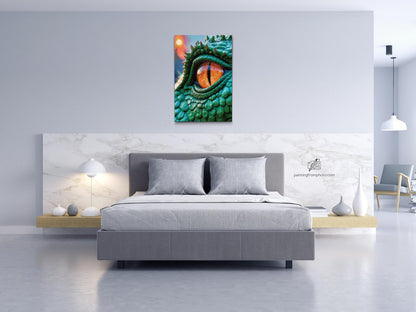 Diamond Painting - Krokodilleøje