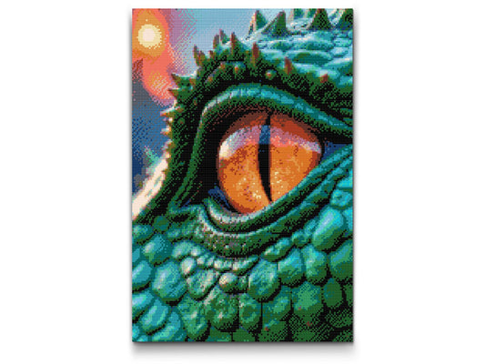 Diamond Painting - Krokodilleøje