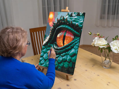 Paint by Numbers - Krokodilleøje