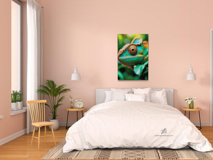Diamond Painting - Kameleons øje