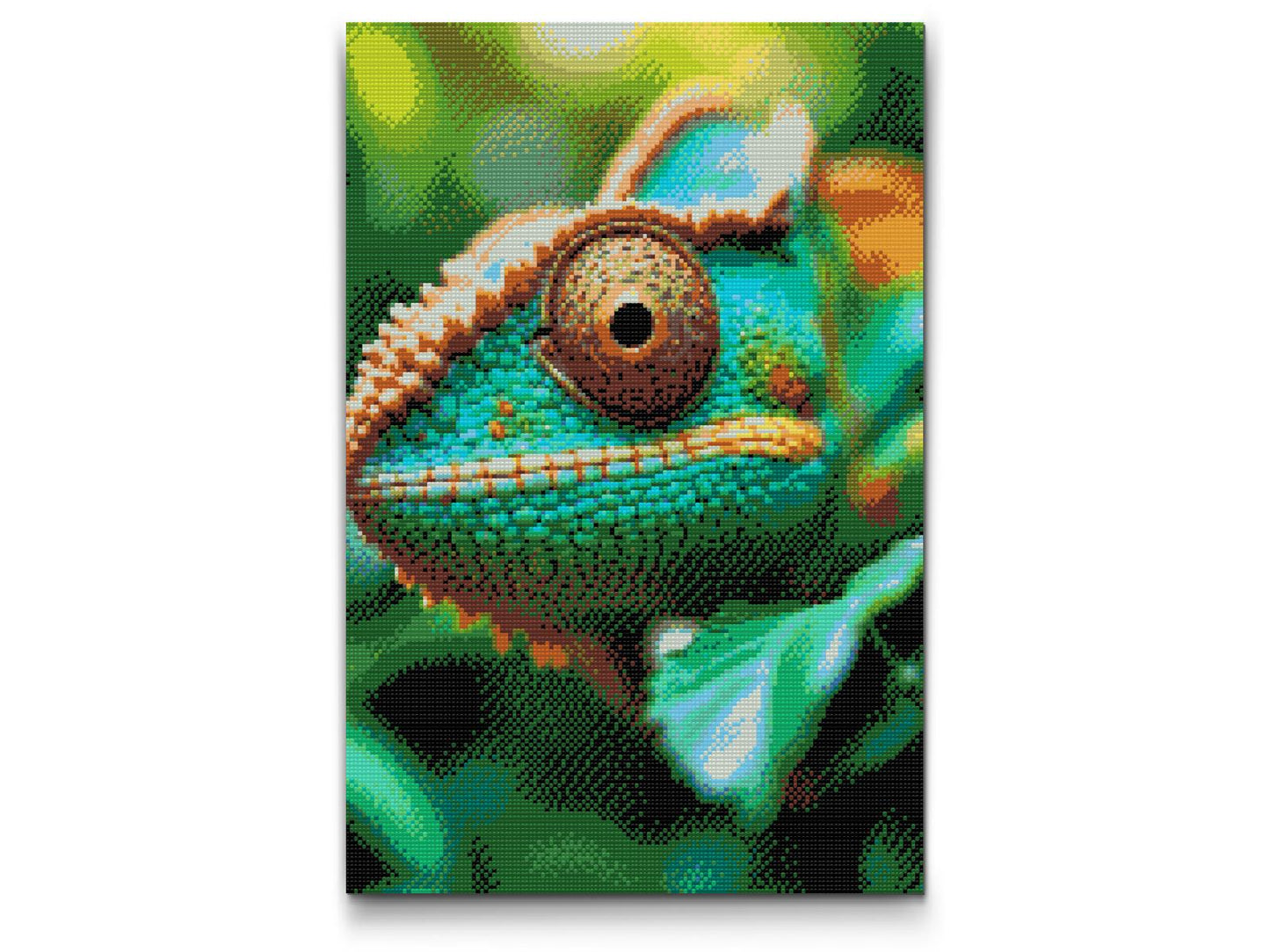 Diamond Painting - Kameleons øje