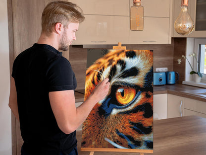 Diamond Painting - Tigerøje