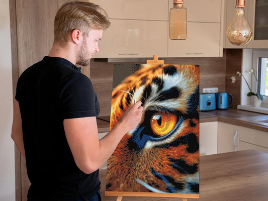Diamond Painting - Tigerøje