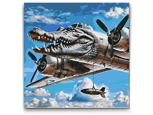 Paint by Numbers - Bombardiro Crocodillo