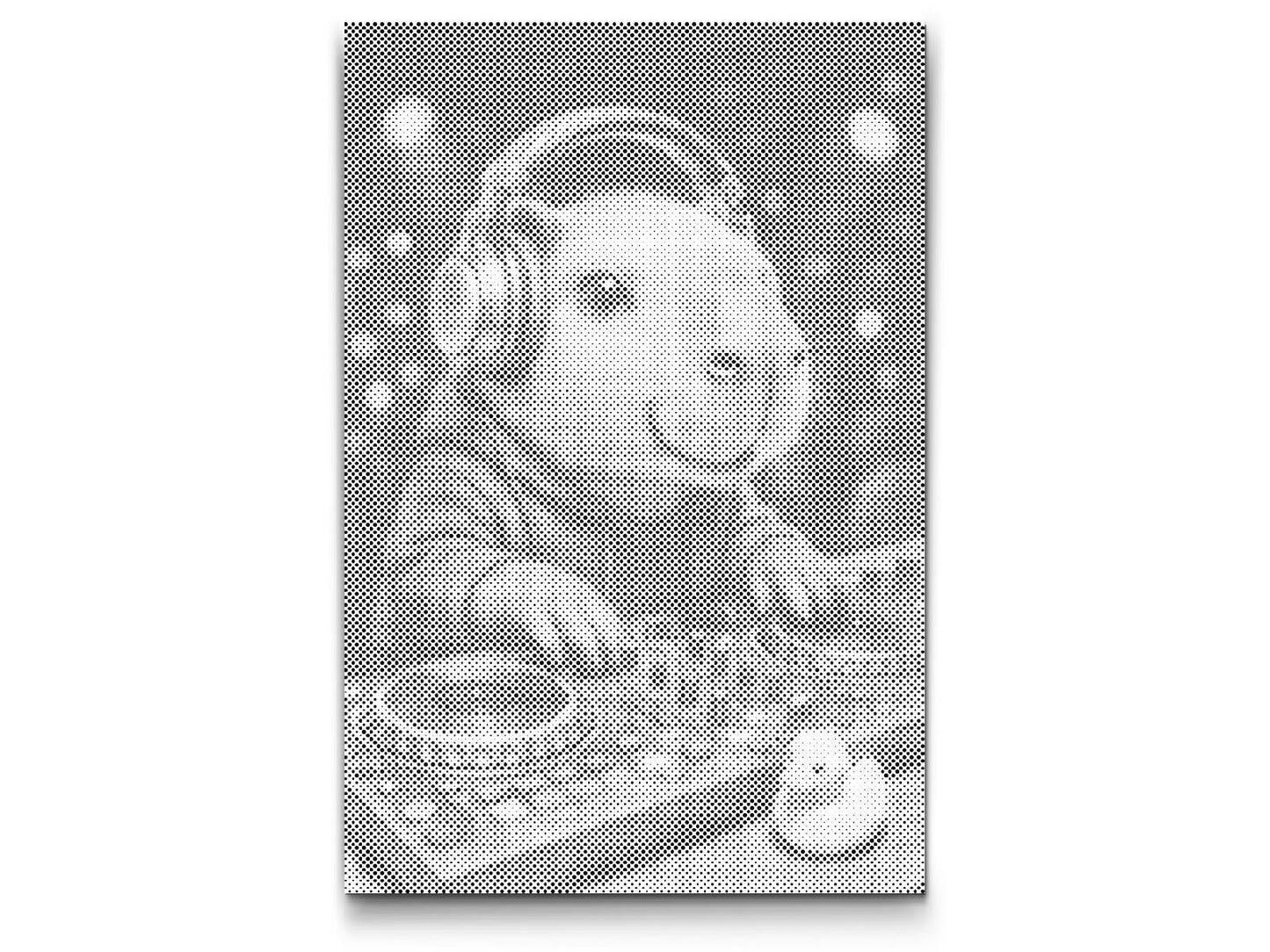 Mal-med-prikker -  DJ capybara