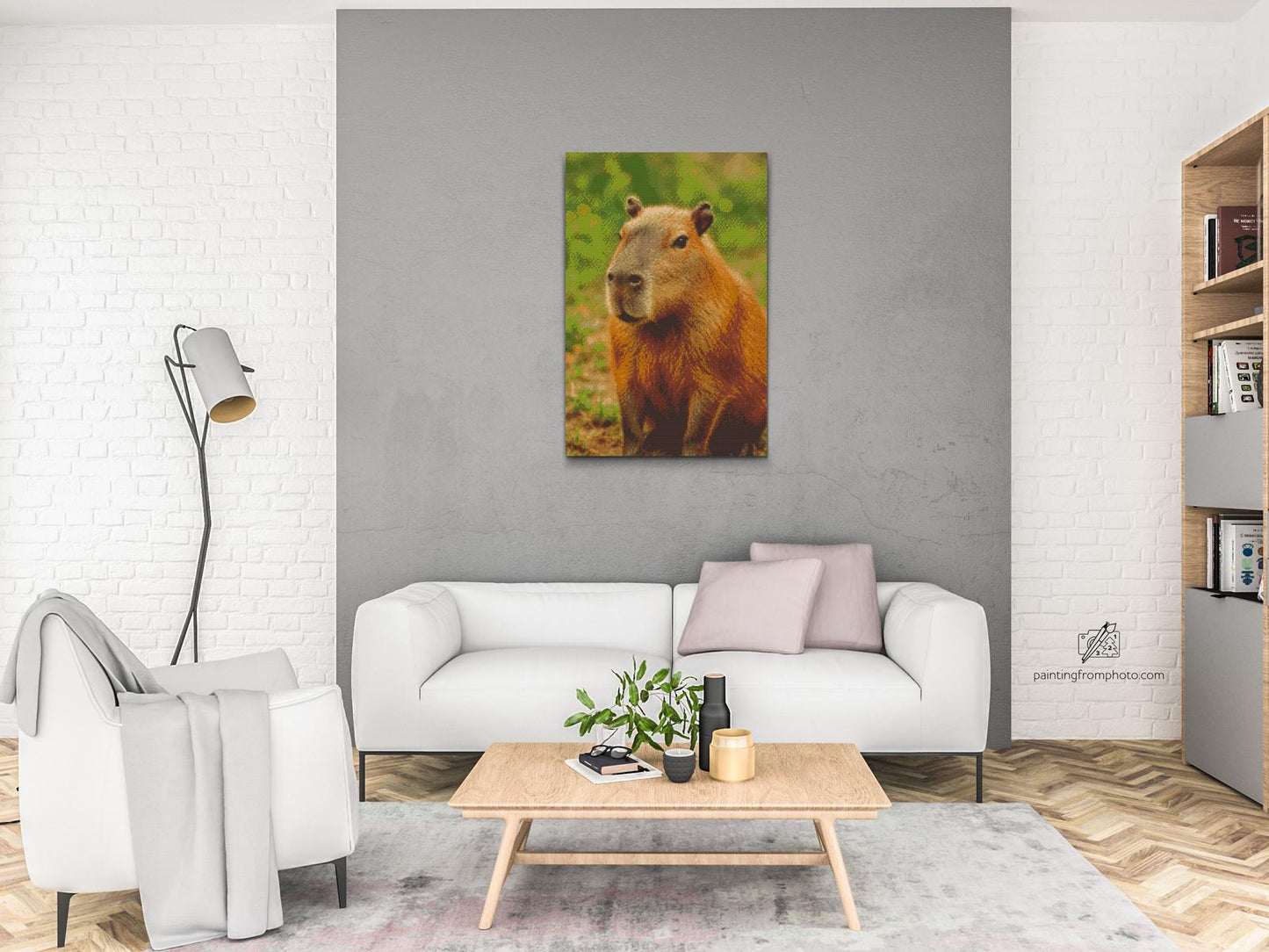 Diamond Painting - Capybara i skoven