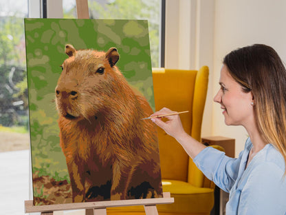 Paint by Numbers - Capybara i skoven