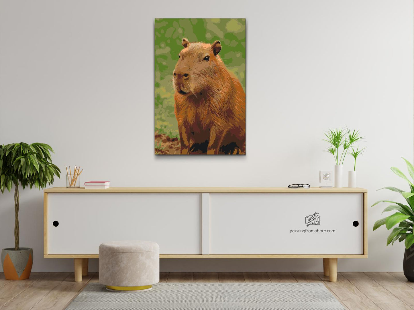 Paint by Numbers - Capybara i skoven